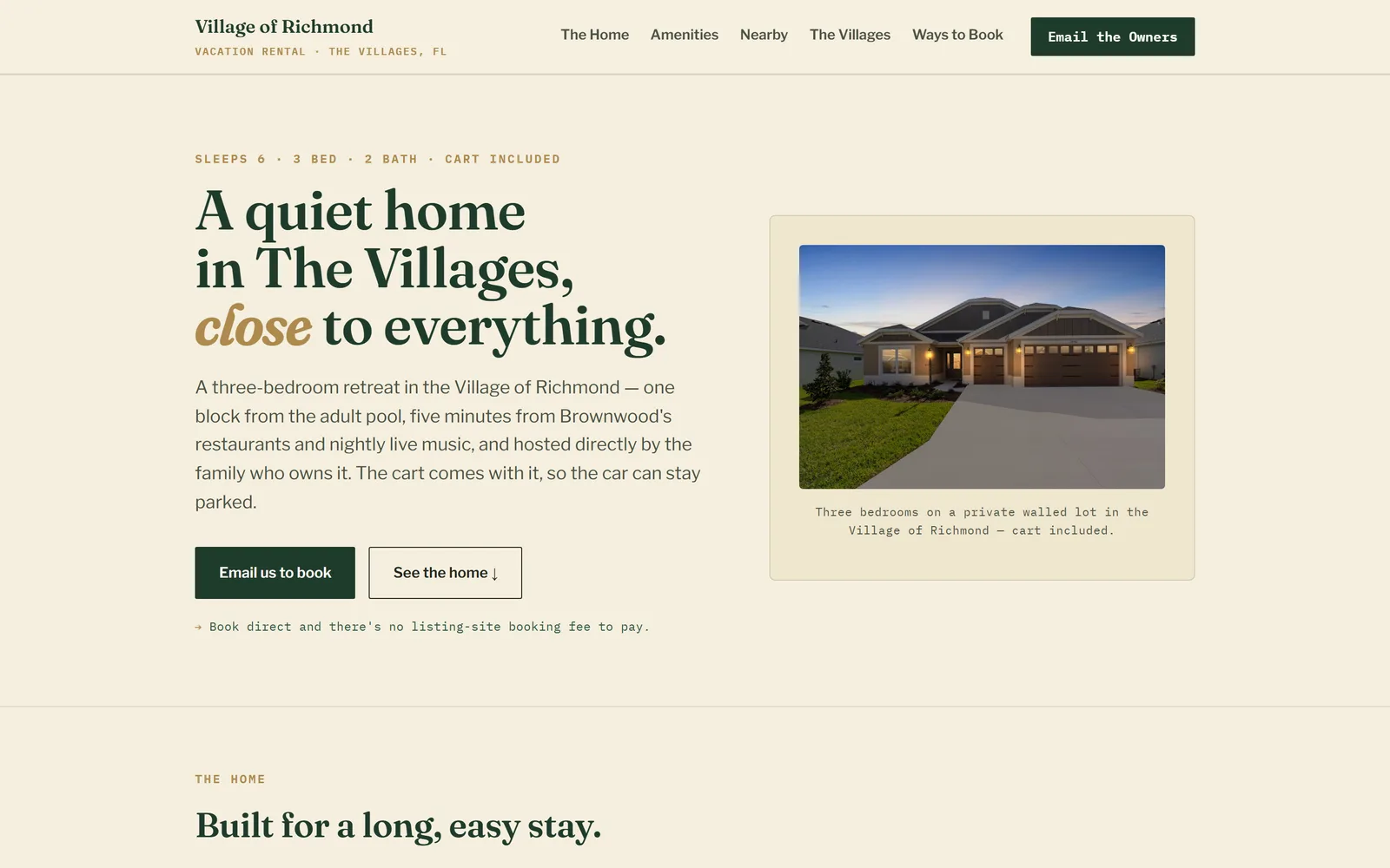 Home page of the Village of Richmond website